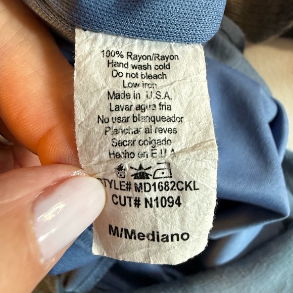 KARLIE Slate Blue Ruffle Sleeve Mini Dress Lined USADress Vintage Sheath - Picture 6 of 6